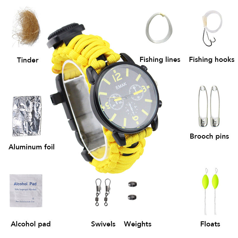 Outdoor Survival Compass Watch Car Emergency - Survival Dog