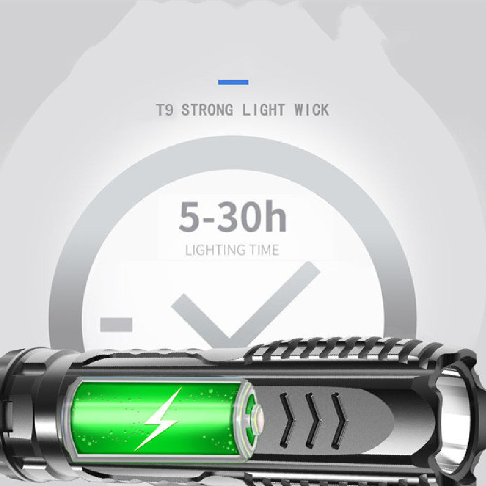 USB Emergency Charging Multifunctional Small Flashlight Survival Dog