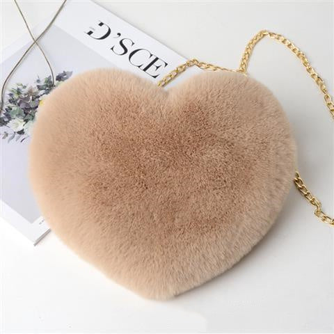 Plush Chain Love Bags For Women