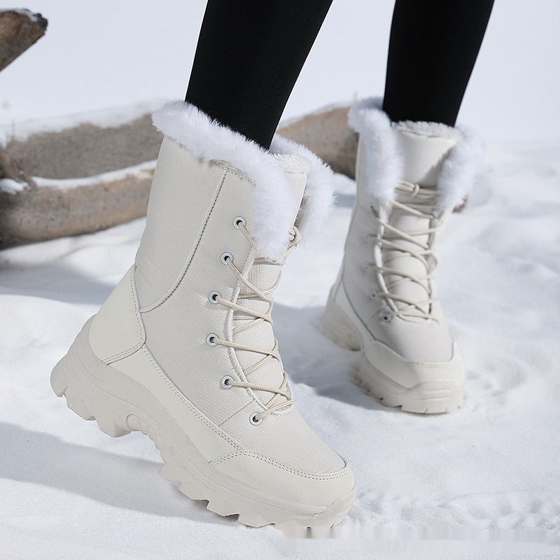 Women's Fleece-lined Thick Cold-proof Warm Cotton Shoes