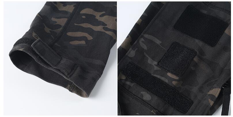 Tactical Shirt Long Sleeve Top Camo Airsoft Outdoor Sports Combat Shirt Survival Dog