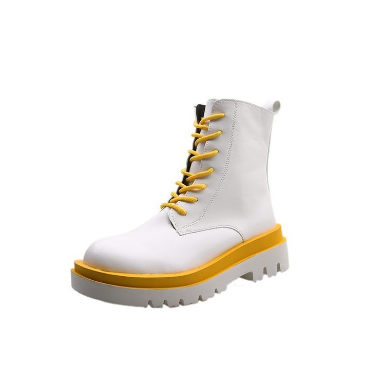 Korean style lace-up boots