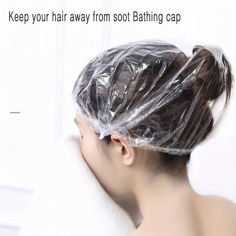 Household Disposable Shower Cap With Elastic Drawstring
