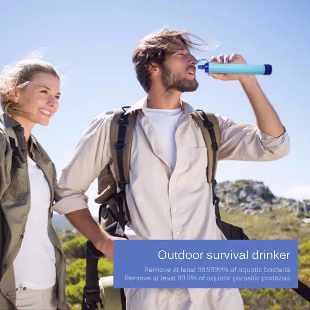 Portable Outdoor Water Purifier Survival Dog