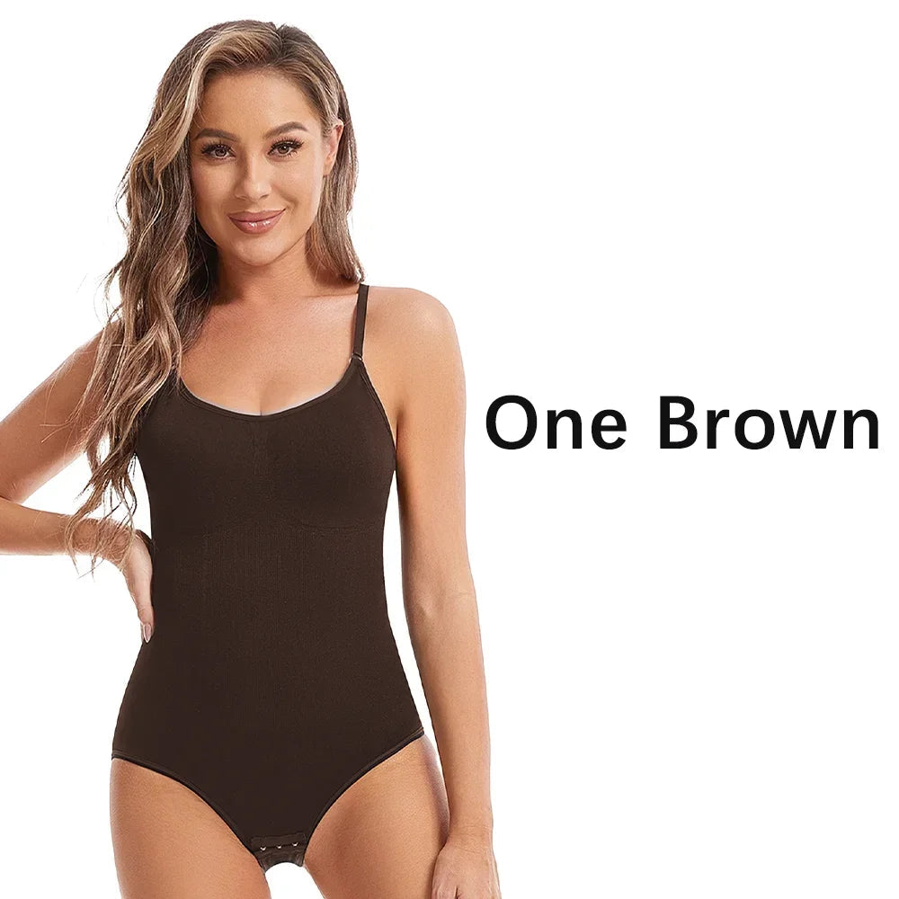 Women's Sexy Shapewear Seamless Slimming Butt Lifter Full Body Shaper Smooth Out Bodysuit Open Crotch High Elastic Body Suits Survival Dog