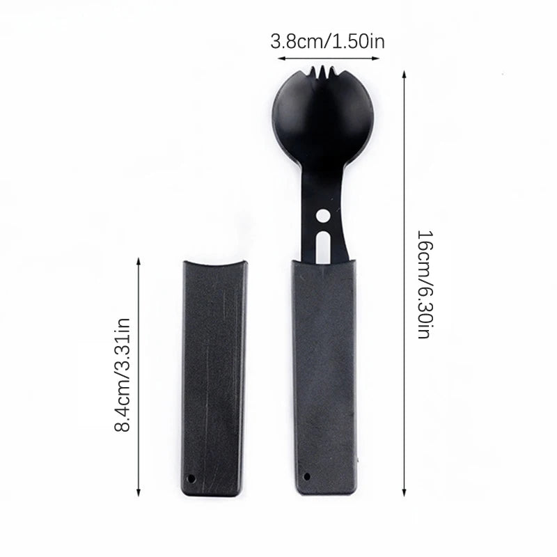 Portable Stainless Steel Multi-function Picnic Cutlery Survival Dog