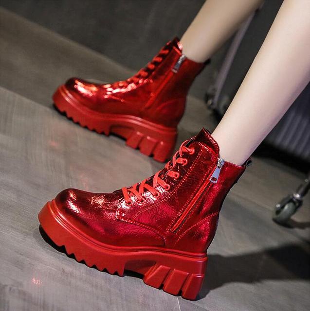 Ins In The Tide Increased Slimming Short Boots