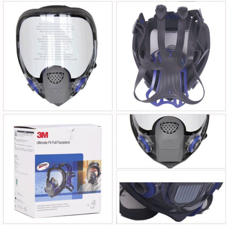 Silicone Full-face Gas And Dust Mask Survival Dog