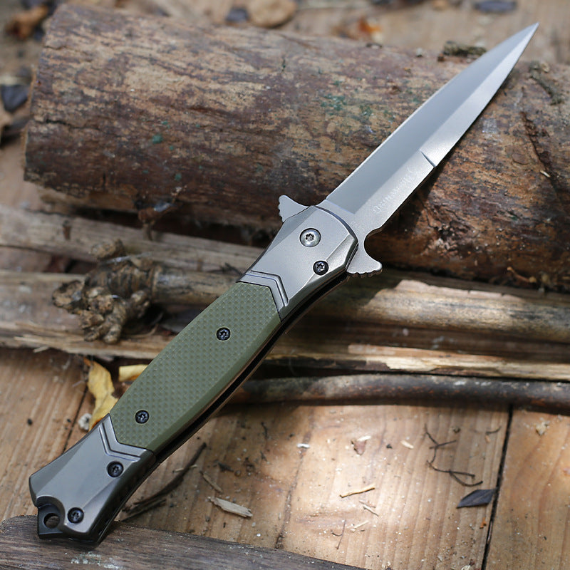 High Hardness Folding Knife Camping Tactics Outdoor Multifunction Survival Dog
