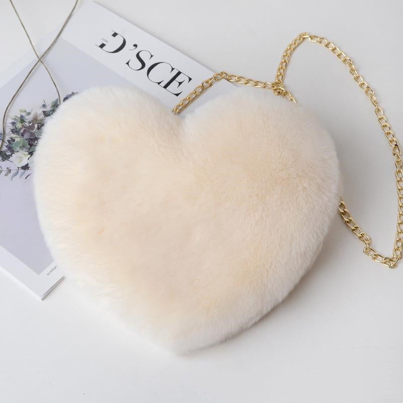 Plush Chain Love Bags For Women