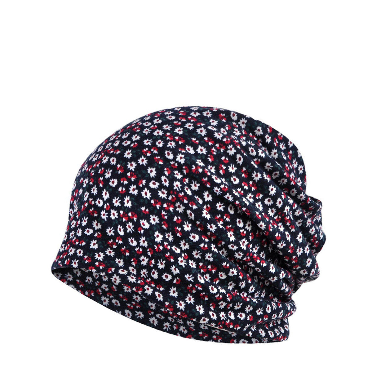 Women's Hundred Fashionable Cotton Soft Wrap Head Hat