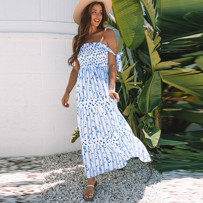 Flower Bundle Sling Dress Women