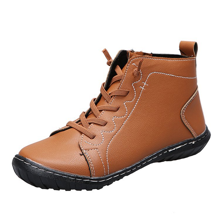 Foreign Trade Plus Size Round Head Female Martin Boots