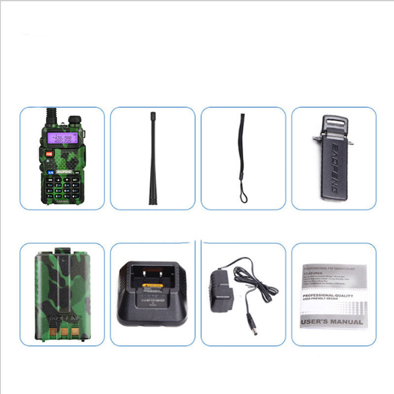 Walkie-talkie High-power FM Hand Station Survival Dog