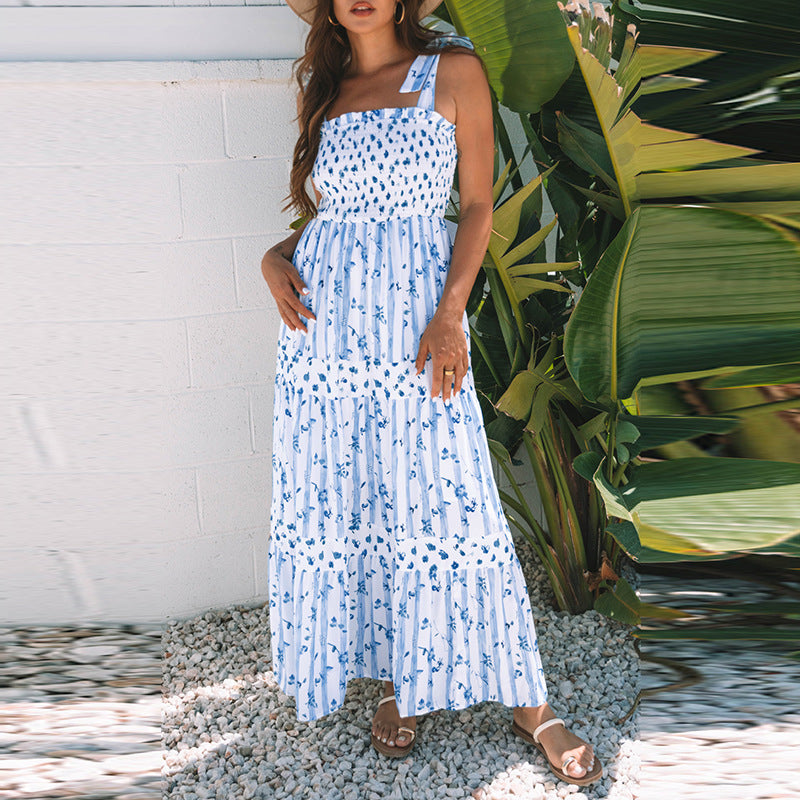 Flower Bundle Sling Dress Women