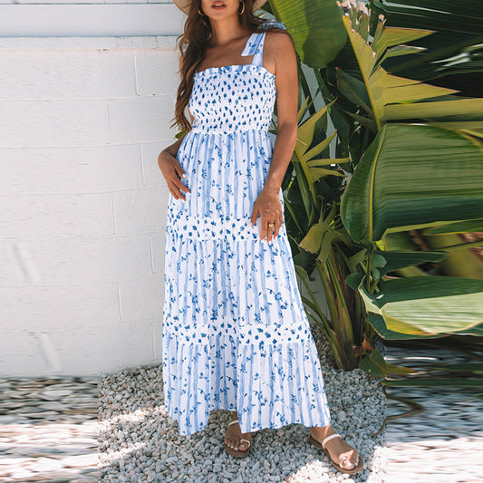 Flower Bundle Sling Dress Women