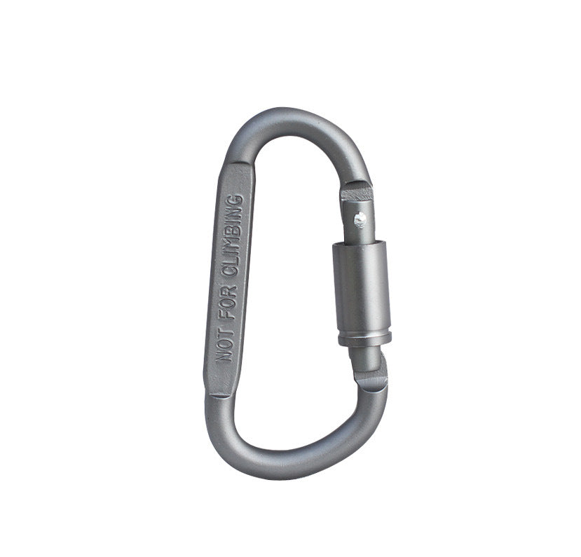 Portable aluminum carabiner Survival Dog