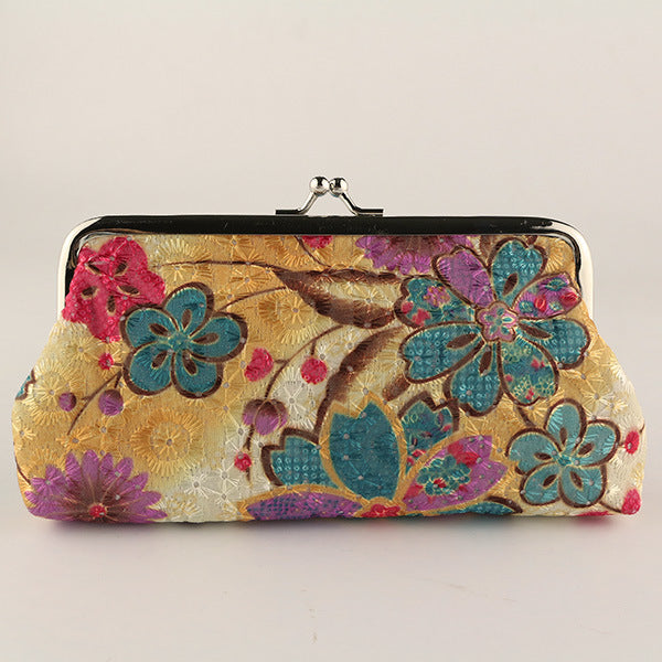 Vintage embroidered purse