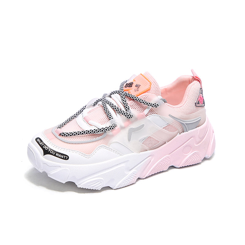 Breathable platform casual sneakers