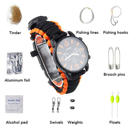 Outdoor Survival Compass Watch Car Emergency - Survival Dog
