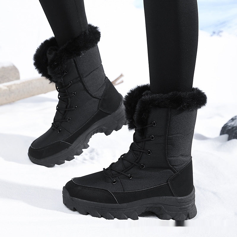 Women's Fleece-lined Thick Cold-proof Warm Cotton Shoes