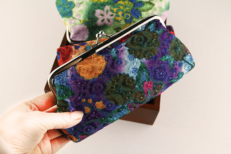 Vintage embroidered purse