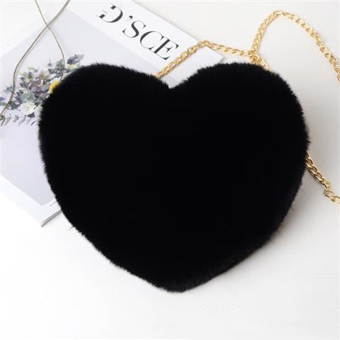 Plush Chain Love Bags For Women