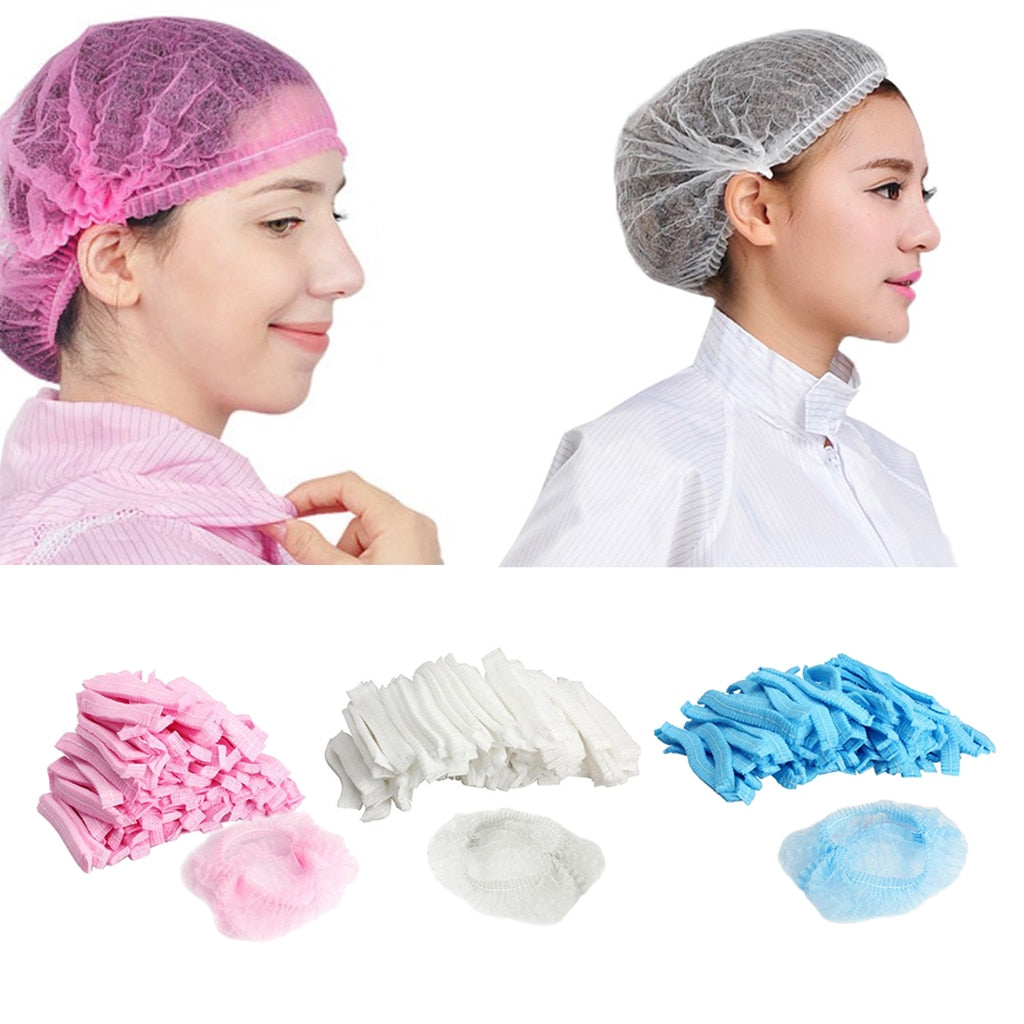 Non-woven disposable shower cap