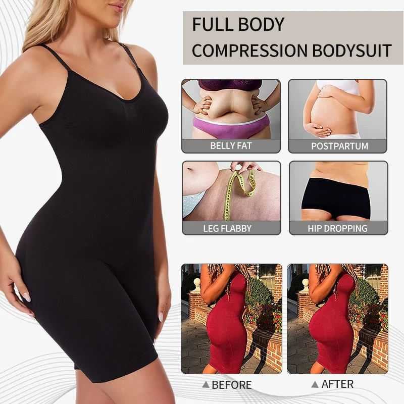 New Bodysuit Shapewear Women Tank Top Tummy Control Full Bod