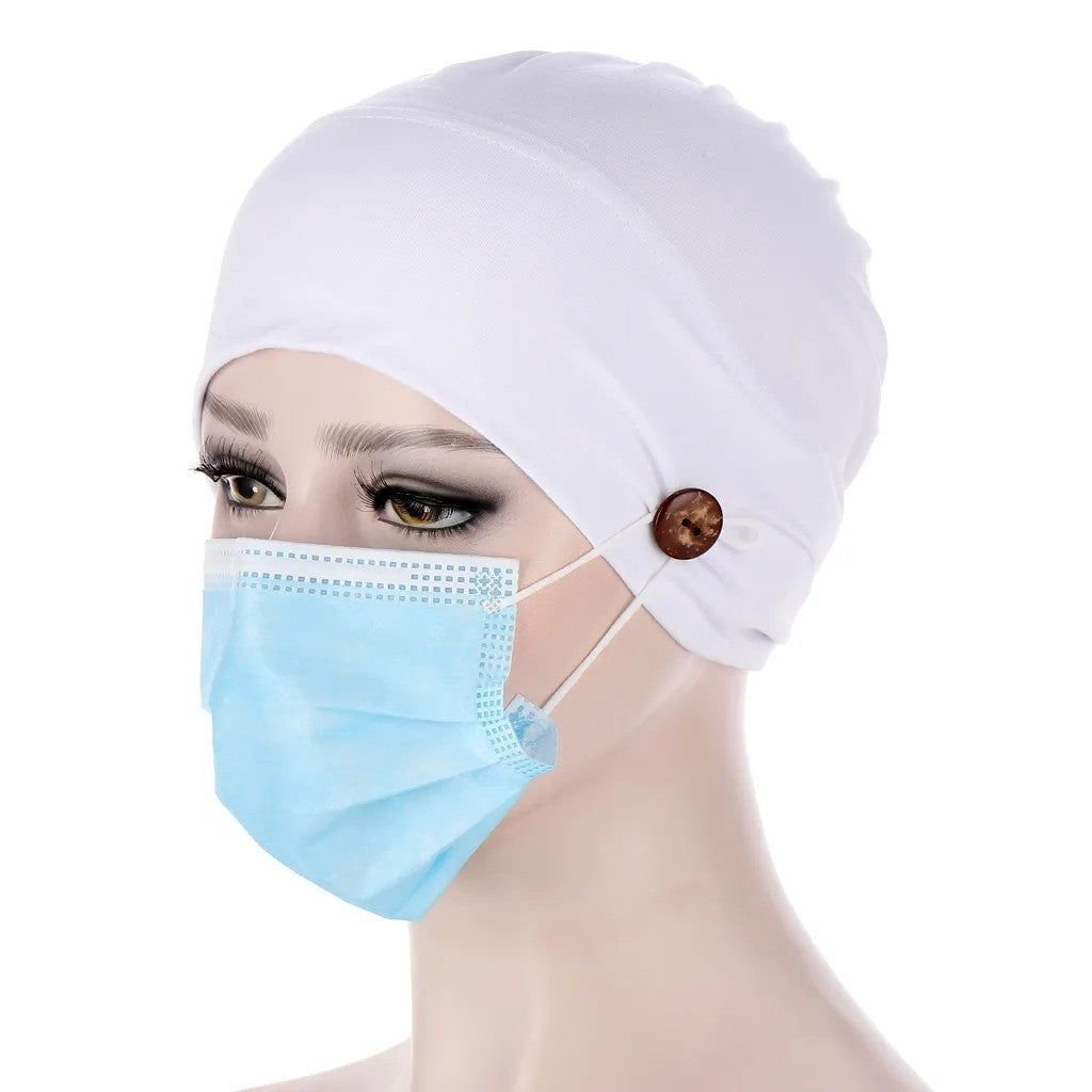 Sun Protection Home Mom Cap Hood Set Wrap Head Hat