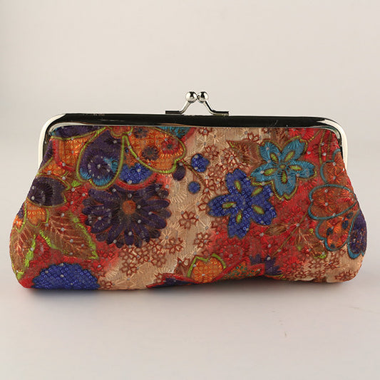 Vintage embroidered purse