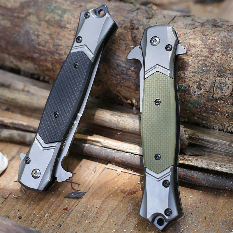 High Hardness Folding Knife Camping Tactics Outdoor Multifunction Survival Dog