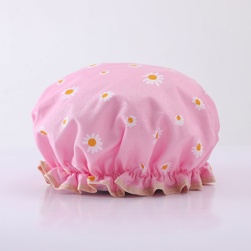 Double-layer Waterproof Shower Cap Disposable Hair