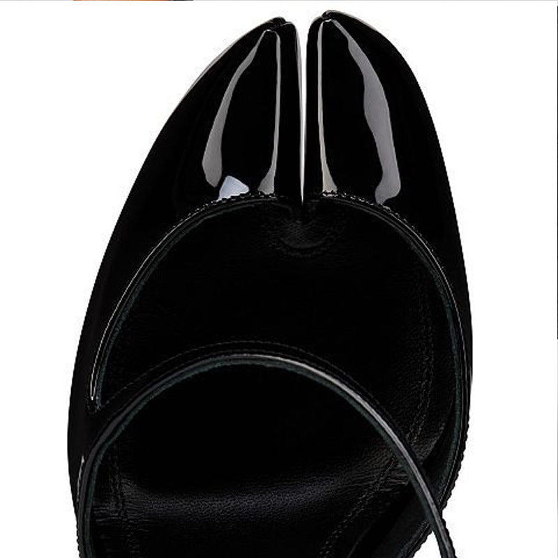 Go-Getter Girl Style Low-cut Toe Cap Sexy Stiletto Heel Cross Strap Hollow