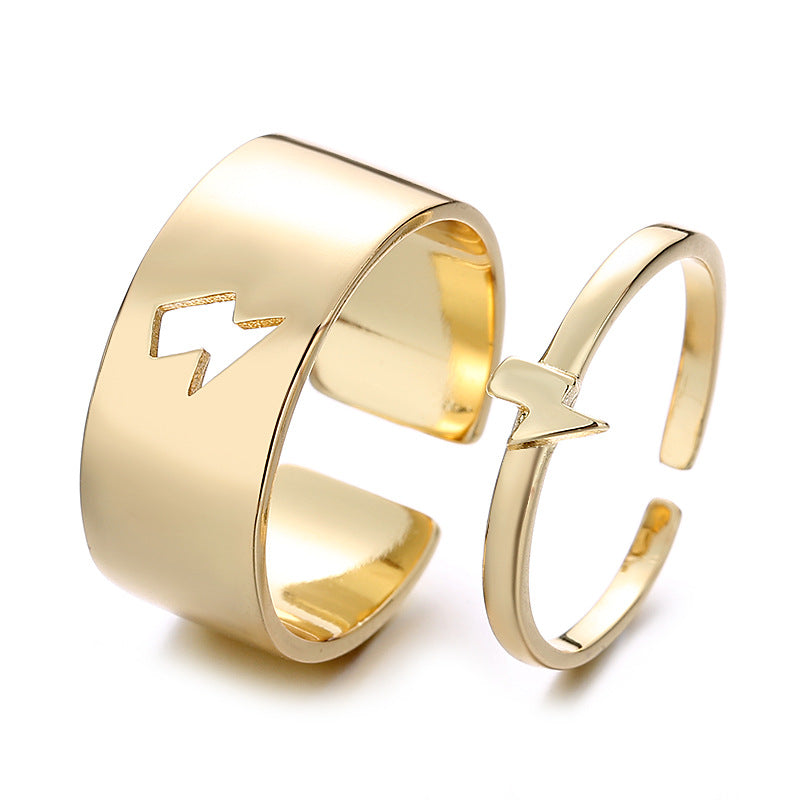 Punk Couple Men And Women Couple Rings Groups