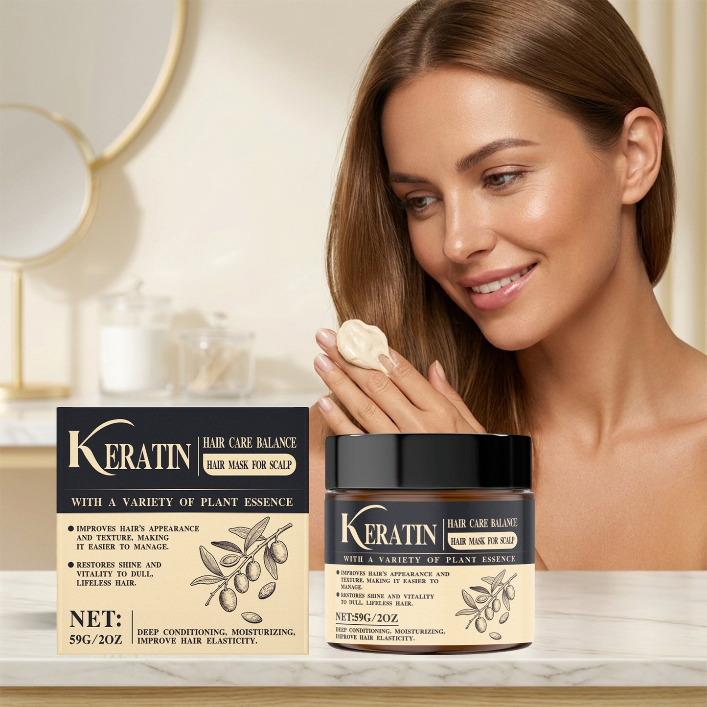Keratin Hair Treatment Mask
