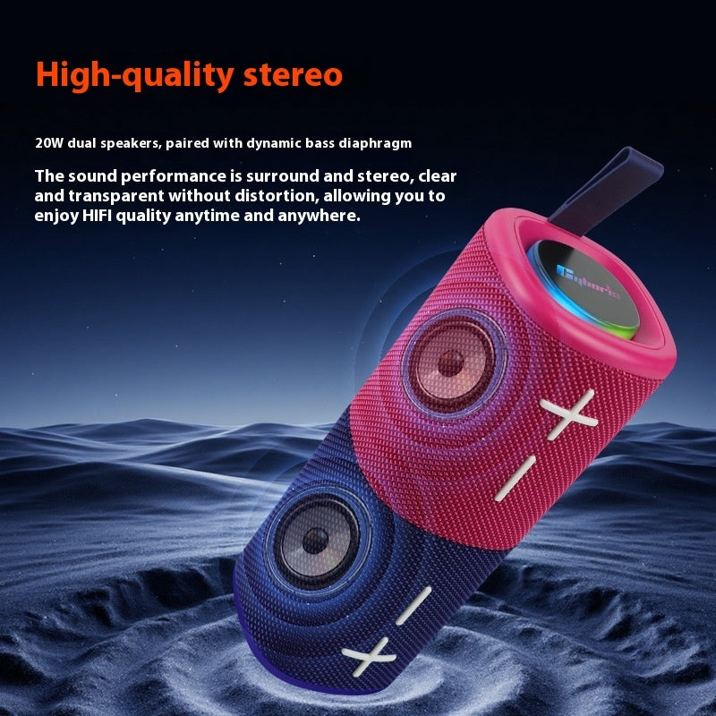 Portable Magnetic Two-in-one Bluetooth Speaker Color Matching