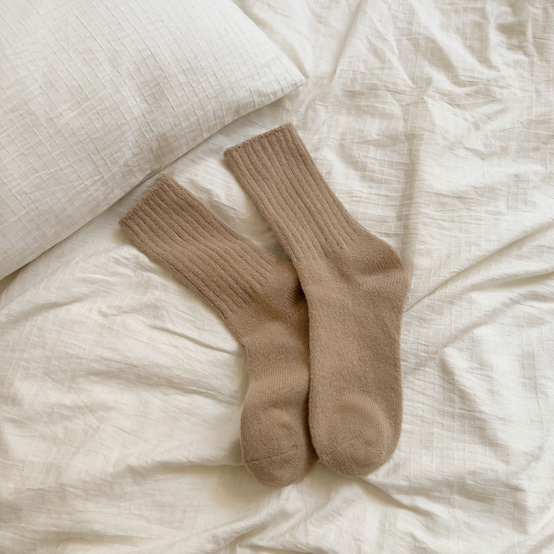 Thickened Cozy Mid-calf Slouch Socks For Women