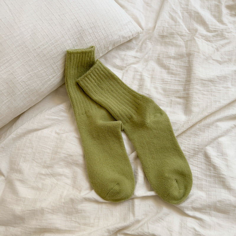 Thickened Cozy Mid-calf Slouch Socks For Women