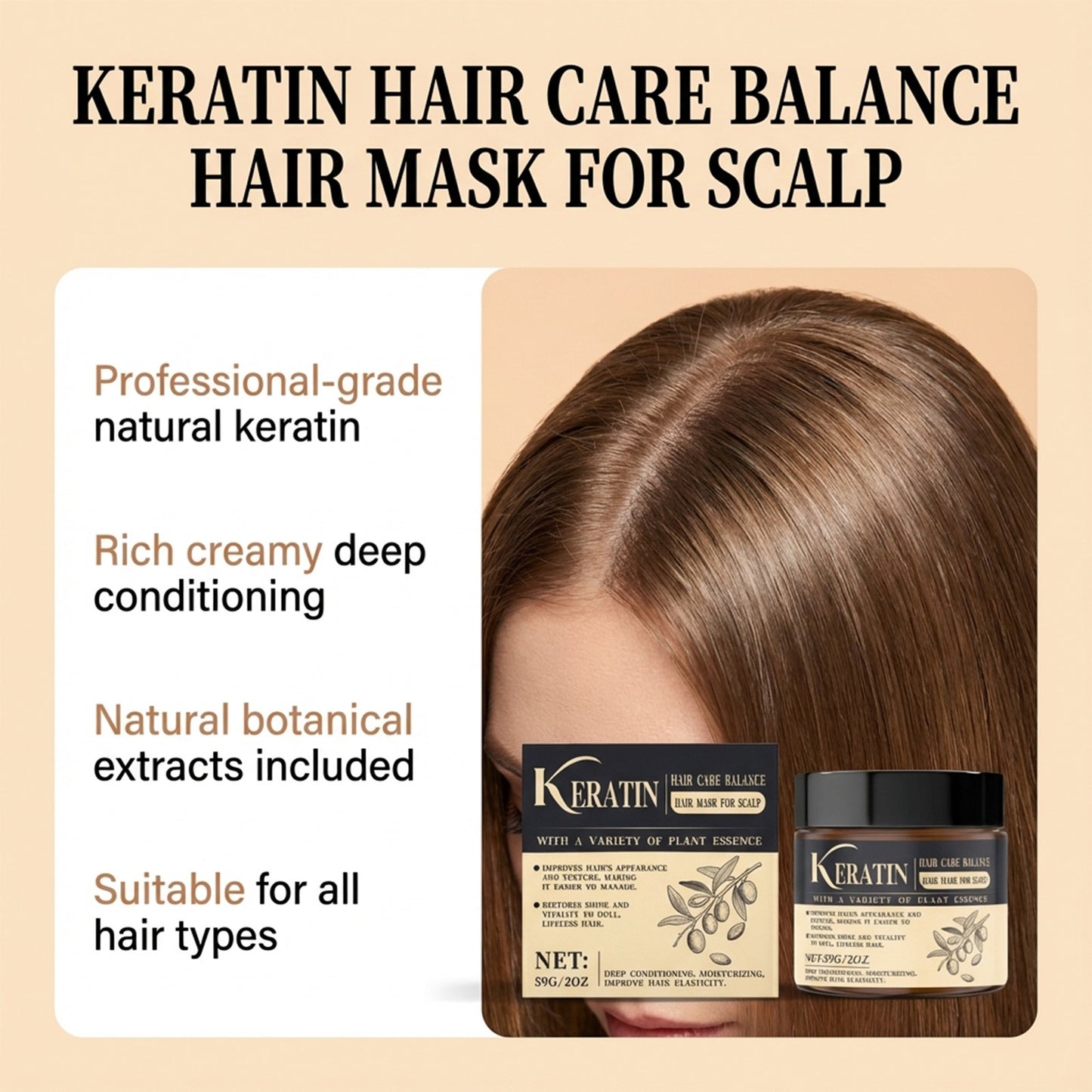 Keratin Hair Treatment Mask