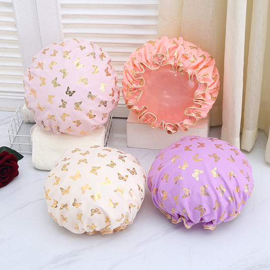 Gold-plated Bow Shower Cap Shower