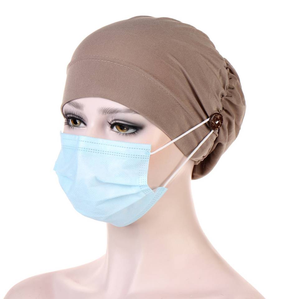 Sun Protection Home Mom Cap Hood Set Wrap Head Hat