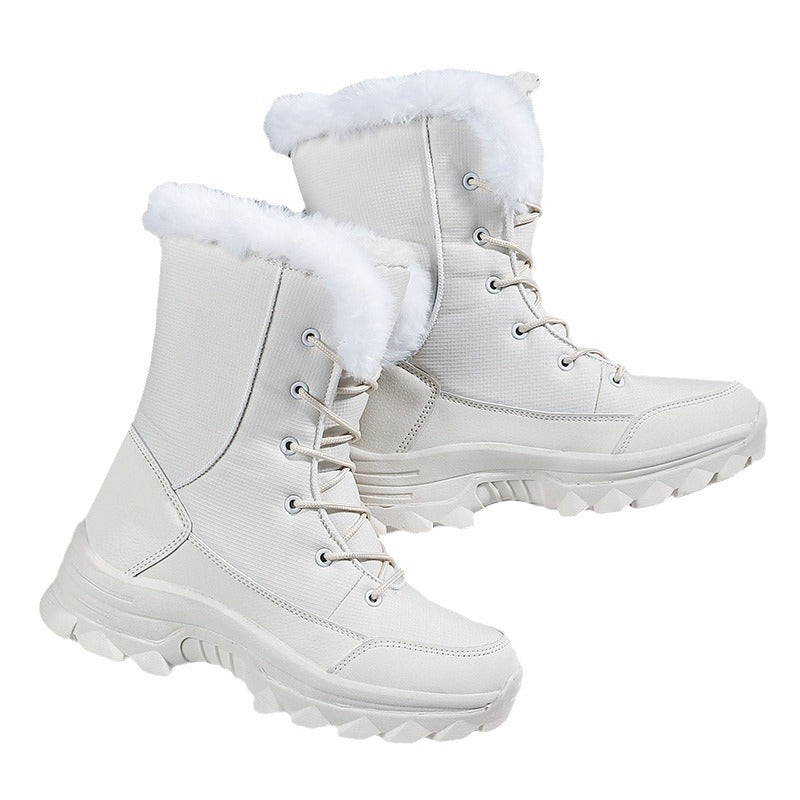 Women's Fleece-lined Thick Cold-proof Warm Cotton Shoes