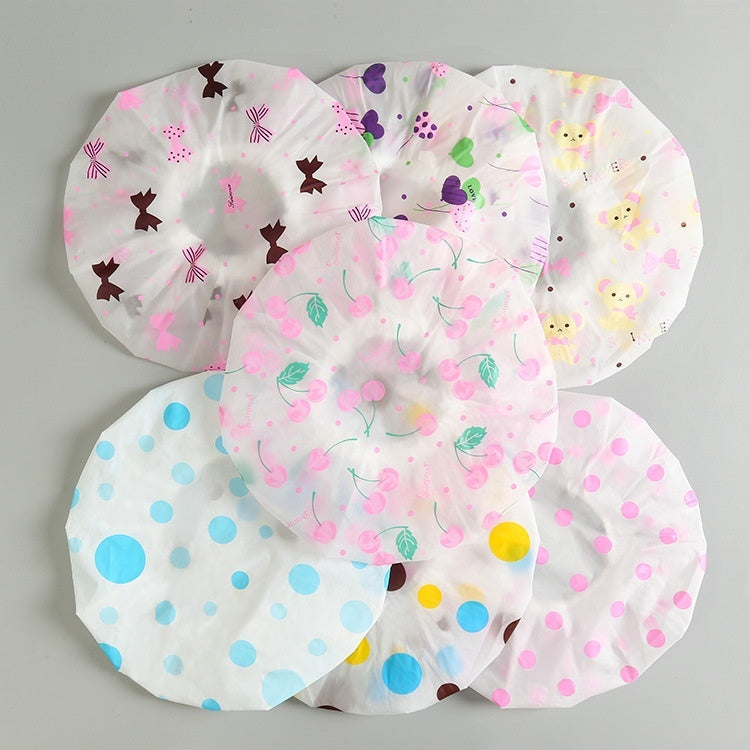 Women's Cute Fashion Waterproof Shower Cap
