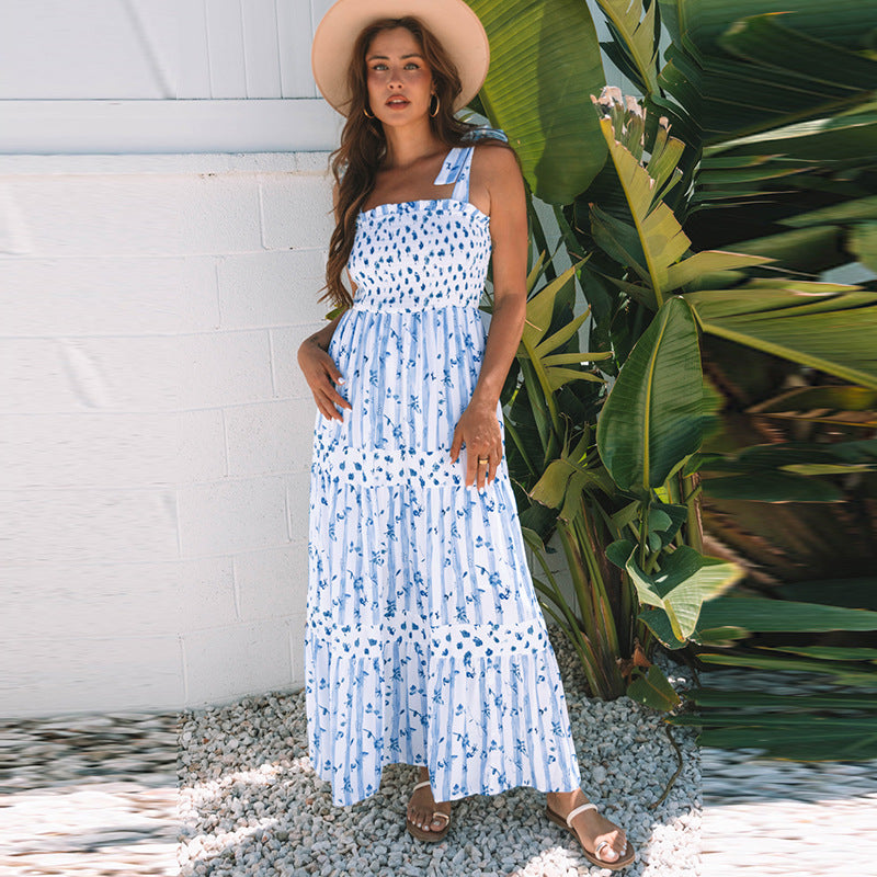 Flower Bundle Sling Dress Women