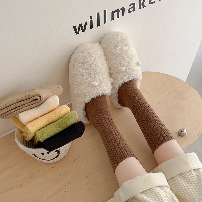 Thickened Cozy Mid-calf Slouch Socks For Women