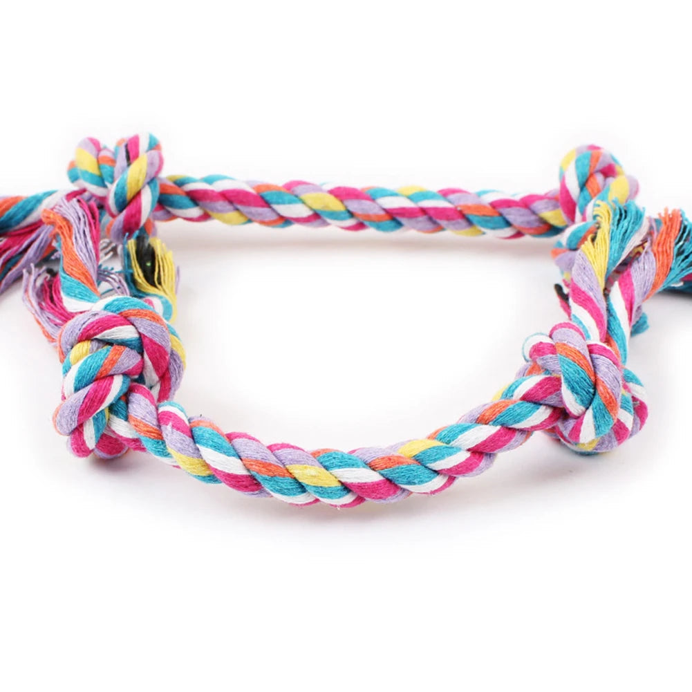 Puppy Dog Cotton Linen Braided Bone Rope Survival Dog