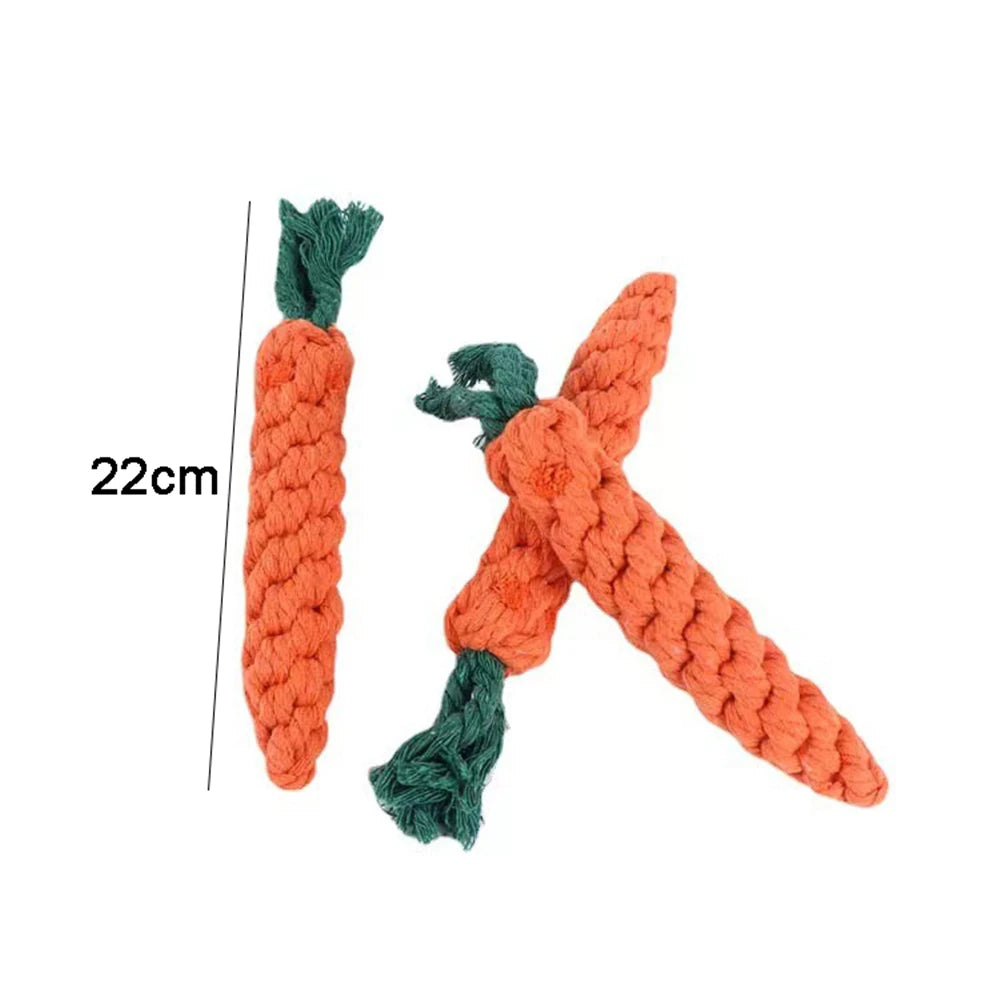 Carrot Dog Bite Chew Rope Survival Dog