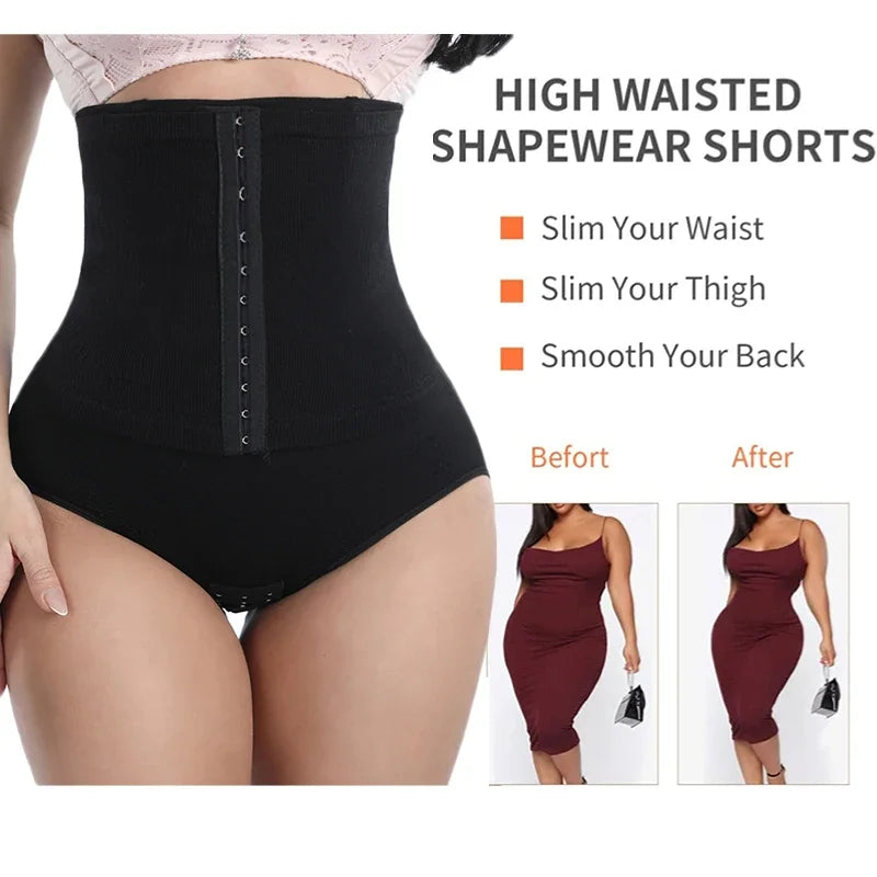 Dimmkof Open Crotch Tummy Control Panties Stretchy Spandex High Waist Control Panties Butt Lifting Shapewear Panties Postpartum Survival Dog