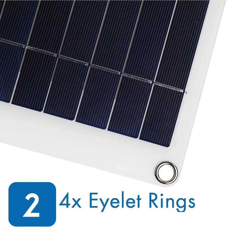 50W 12Volt Solar Panel Kit Survival Dog